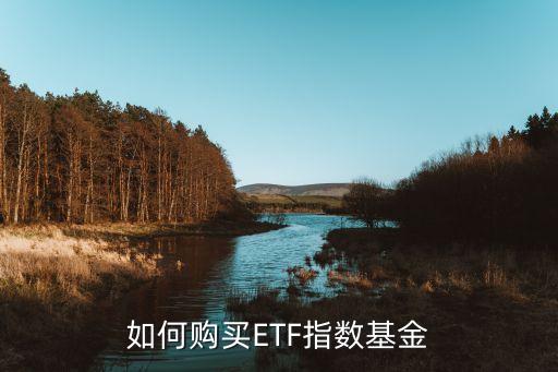 如何購買ETF指數基金