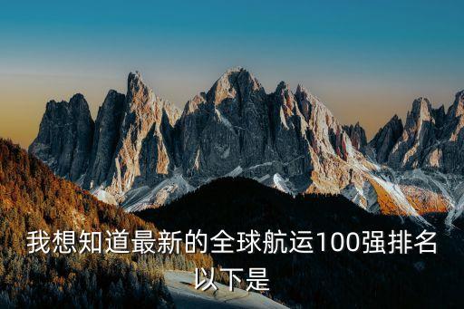 美國最大的船運(yùn)公司,中國最大的船運(yùn)公司是哪家