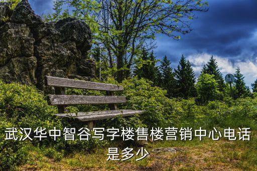 武漢華中智谷寫(xiě)字樓售樓營(yíng)銷(xiāo)中心電話是多少