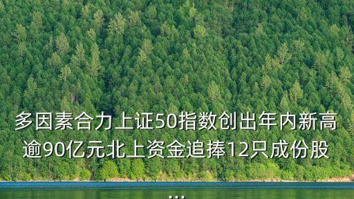 多因素合力上證50指數(shù)創(chuàng)出年內(nèi)新高逾90億元北上資金追捧12只成份股...