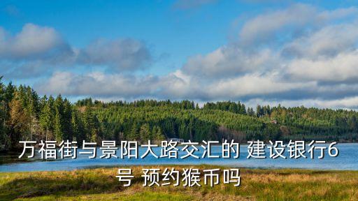 萬福街與景陽大路交匯的 建設(shè)銀行6號(hào) 預(yù)約猴幣嗎