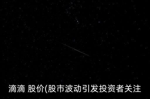 滴滴 股價(jià)(股市波動引發(fā)投資者關(guān)注