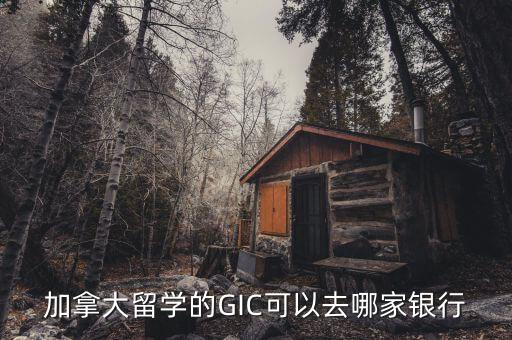 加拿大留學的GIC可以去哪家銀行