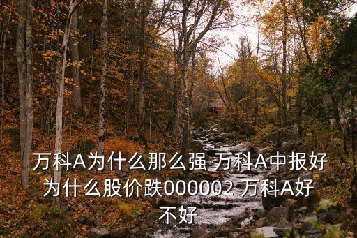  萬科A為什么那么強(qiáng) 萬科A中報(bào)好為什么股價(jià)跌000002 萬科A好不好