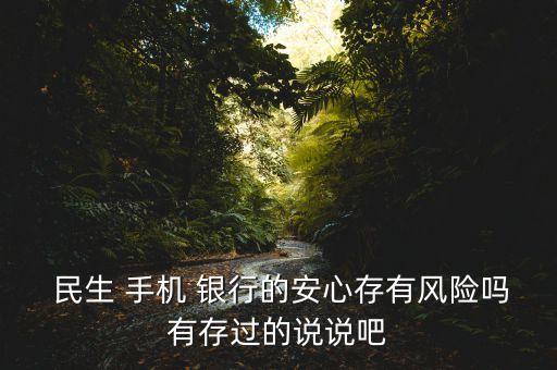  民生 手機(jī) 銀行的安心存有風(fēng)險嗎有存過的說說吧