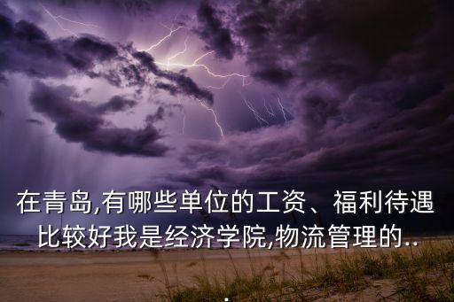 在青島,有哪些單位的工資、福利待遇比較好我是經(jīng)濟(jì)學(xué)院,物流管理的...