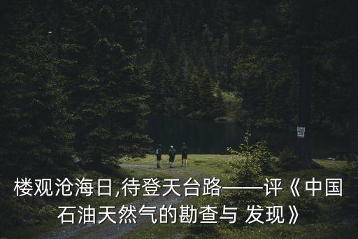 樓觀滄海日,待登天臺(tái)路——評(píng)《中國石油天然氣的勘查與 發(fā)現(xiàn)》