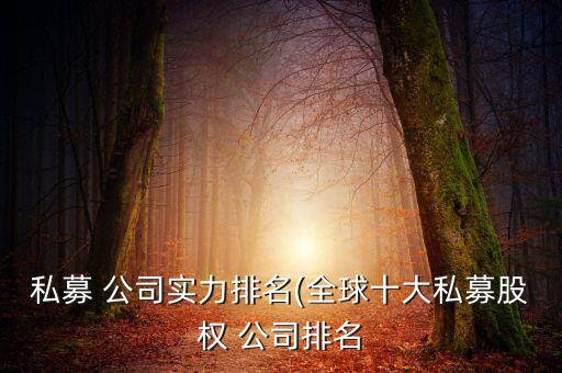 世界最大的投資公司,全球十大頂級(jí)投資公司