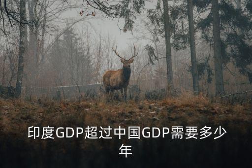  印度GDP超過中國GDP需要多少年
