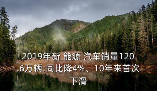 2019年新 能源 汽車銷量120.6萬輛:同比降4%、10年來首次下滑