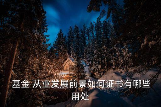 基金從業(yè)資格工資