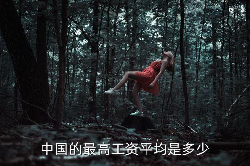 中國的最高工資平均是多少