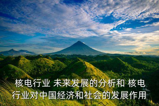  核電行業(yè) 未來發(fā)展的分析和 核電行業(yè)對中國經(jīng)濟(jì)和社會的發(fā)展作用