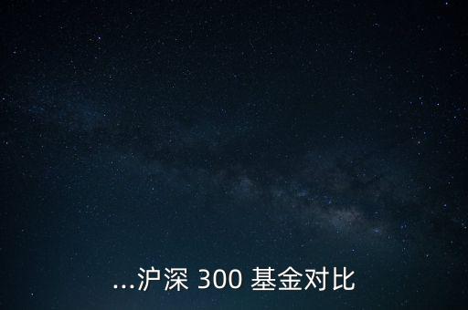 ...滬深 300 基金對(duì)比
