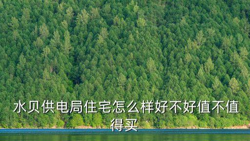 水貝供電局住宅怎么樣好不好值不值得買