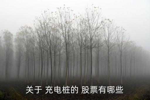 充電站股票,充電樁股票一覽表
