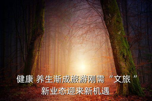  健康 養(yǎng)生漸成旅游剛需“文旅 ”新業(yè)態(tài)迎來(lái)新機(jī)遇