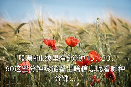 股票分時短波,股票短波是什么意思