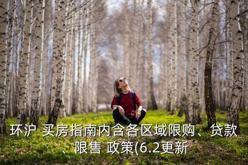 環(huán)滬 買房指南內(nèi)含各區(qū)域限購(gòu)、貸款、限售 政策(6.2更新