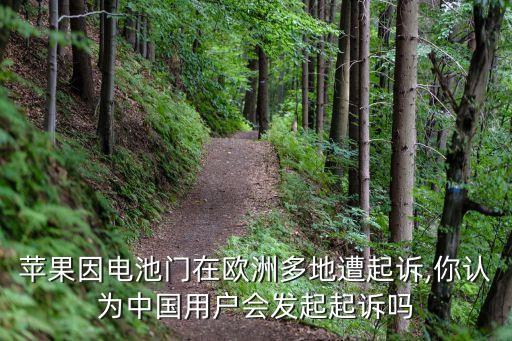 蘋果因電池門在歐洲多地遭起訴,你認(rèn)為中國(guó)用戶會(huì)發(fā)起起訴嗎