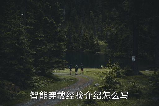 智能穿戴經(jīng)驗(yàn)介紹怎么寫