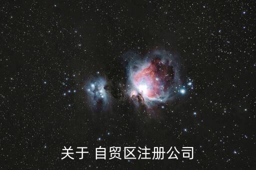關(guān)于 自貿(mào)區(qū)注冊(cè)公司