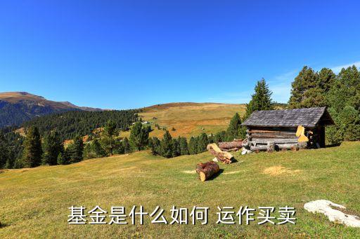  基金是什么如何 運作買賣
