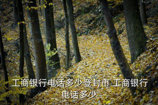  工商銀行電話(huà)多少登封市 工商銀行電話(huà)多少