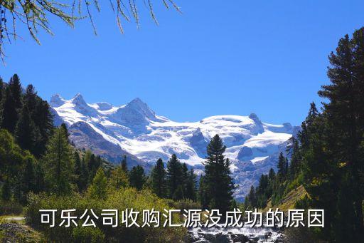 可口可樂(lè)公司收購(gòu)匯源沒(méi)成功的原因