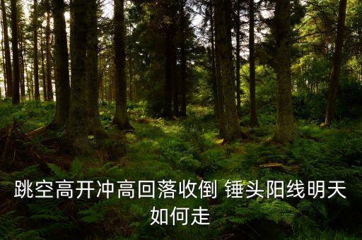 跳空高開沖高回落收倒 錘頭陽線明天如何走