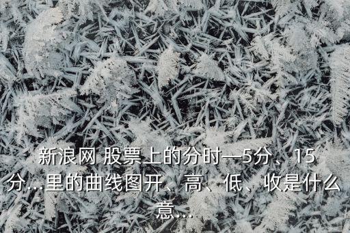  新浪網(wǎng) 股票上的分時—5分、15分…里的曲線圖開、高、低、收是什么意...