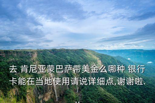 去 肯尼亞蒙巴薩帶美金么哪種 銀行卡能在當地使用請說詳細點,謝謝啦...