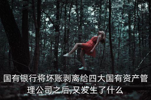 國(guó)有銀行將壞賬剝離給四大國(guó)有資產(chǎn)管理公司之后,又發(fā)生了什么