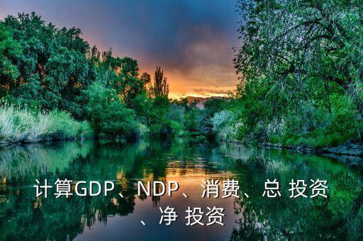 計算GDP、NDP、消費(fèi)、總 投資、凈 投資