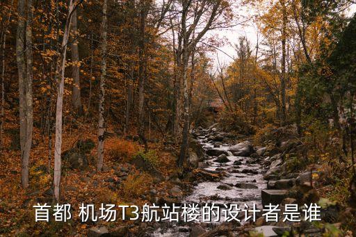 首都 機場T3航站樓的設計者是誰