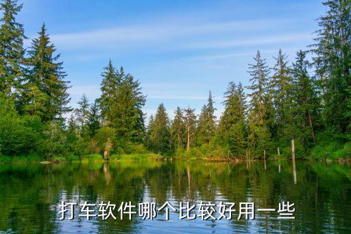  打車軟件哪個比較好用一些