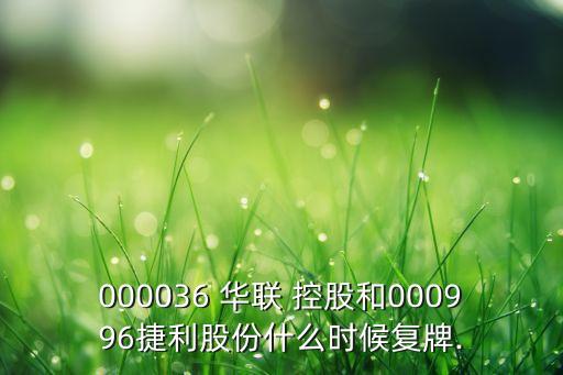 華聯控股股票行情,000036華聯控股股票行情