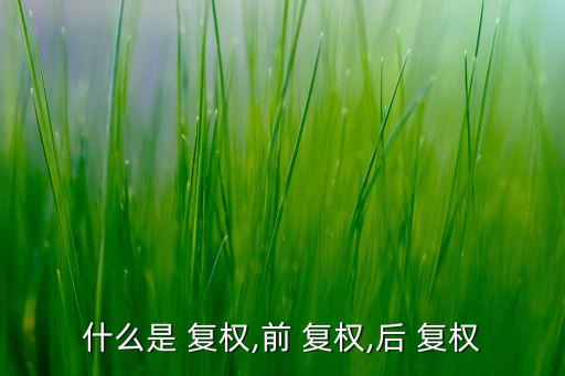 后復權(quán)的價格低的股票
