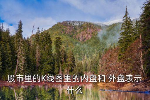 股市里的K線圖里的內盤和 外盤表示什么
