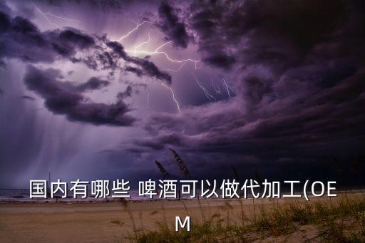 國內有哪些 啤酒可以做代加工(OEM