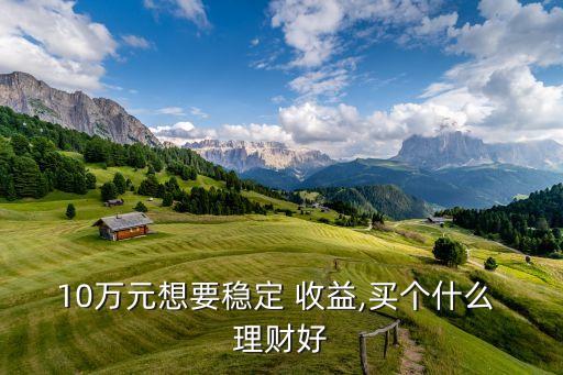 10萬(wàn)元想要穩(wěn)定 收益,買(mǎi)個(gè)什么 理財(cái)好