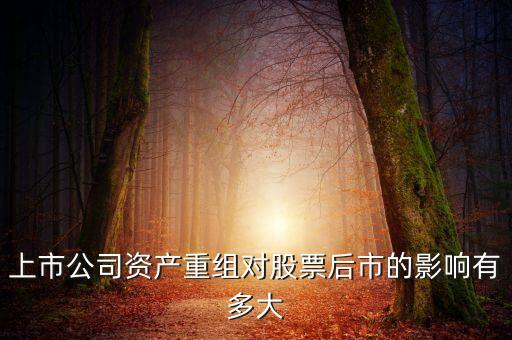 上市公司資產(chǎn)重組對股票后市的影響有多大