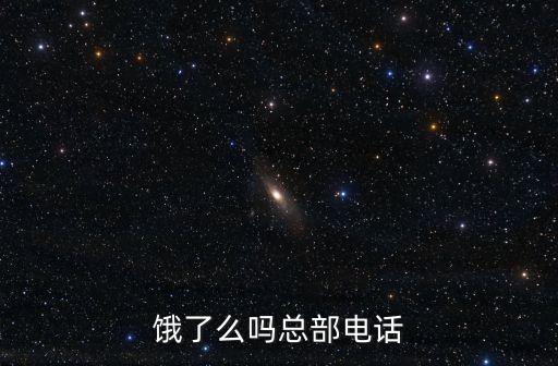 餓了么嗎總部電話
