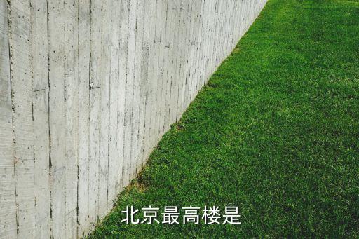 北京最高樓是