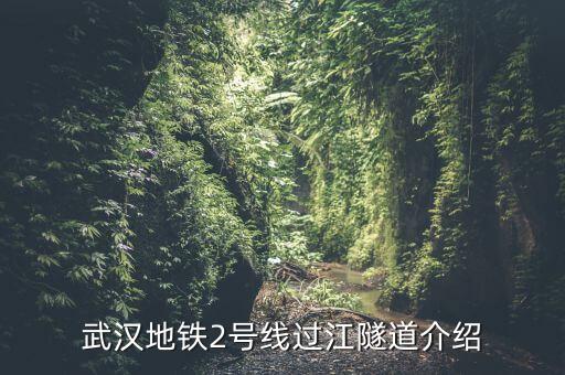 武漢地鐵2號(hào)線(xiàn)過(guò)江隧道介紹