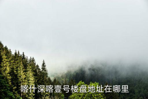  喀什深喀壹號樓盤地址在哪里