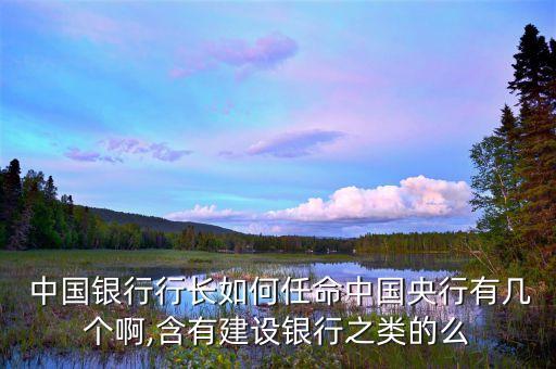  中國(guó)銀行行長(zhǎng)如何任命中國(guó)央行有幾個(gè)啊,含有建設(shè)銀行之類的么