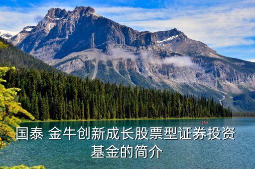 國泰 金牛創(chuàng)新成長股票型證券投資 基金的簡(jiǎn)介