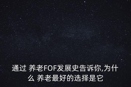 通過(guò) 養(yǎng)老FOF發(fā)展史告訴你,為什么 養(yǎng)老最好的選擇是它