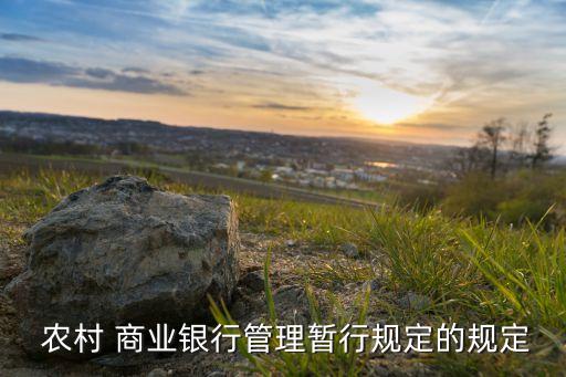 農(nóng)村商業(yè)銀行流動性風(fēng)險(xiǎn)管理辦法